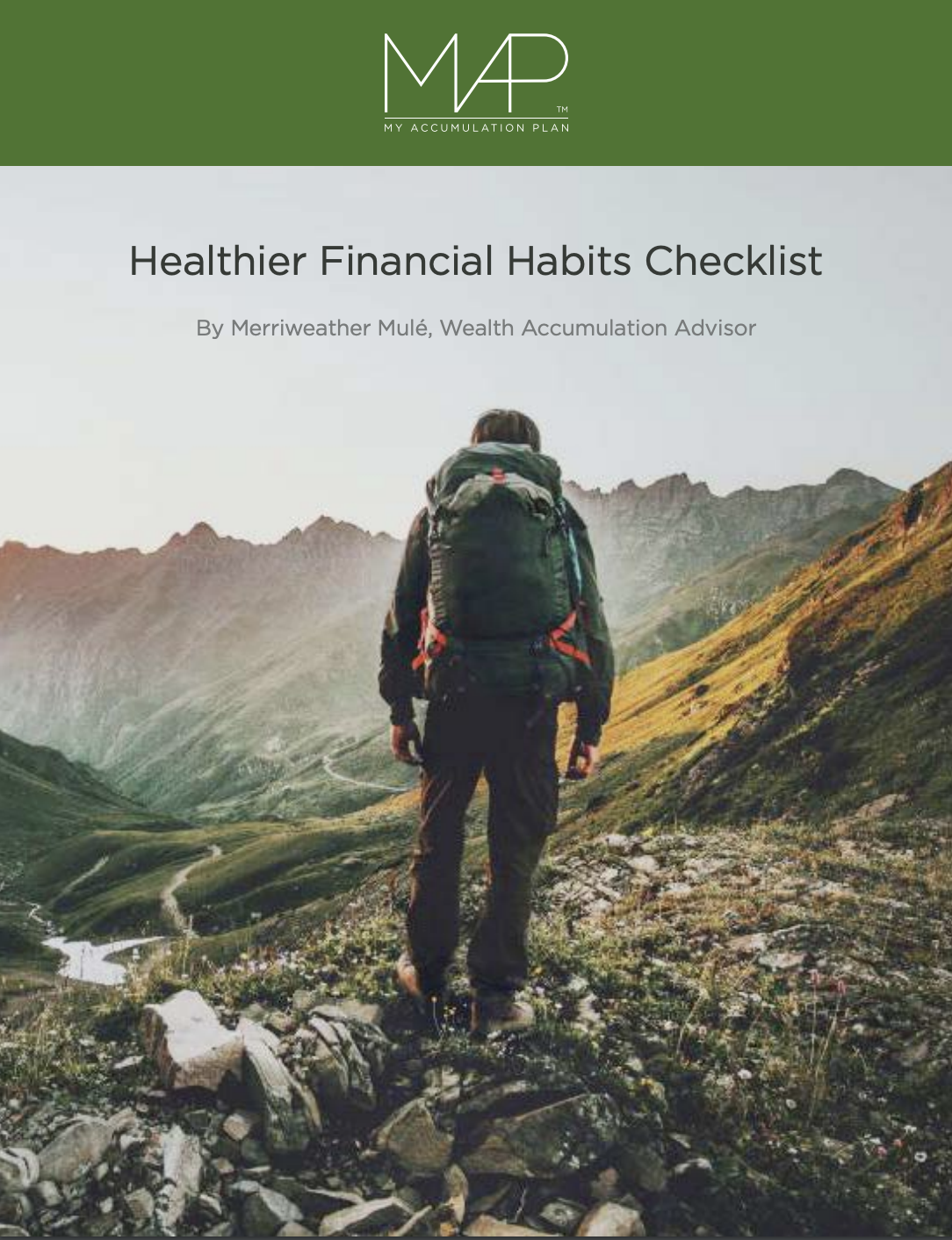 Financial Habits Checklist